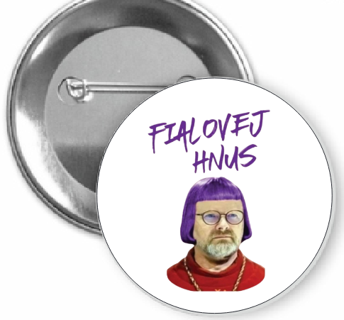 Placka Fialovej hnus 32mm nebo 50mm